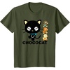 image:imageChococat Logo and Duckies Tee TShirtOlive Green