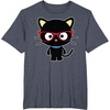 image:imageChococat Nerd Glasses TShirtHeather Blue