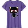 image:imageChococat Nerd Glasses TShirtPurple Heather