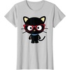 image:imageChococat Nerd Glasses TShirtSilver Grey