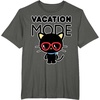 image:imageChococat Vacation Mode Sunglasses TShirtAsphalt Grey