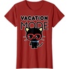 image:imageChococat Vacation Mode Sunglasses TShirtCranberry Red