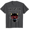 image:imageChococat Vacation Mode Sunglasses TShirtDark Heather Grey