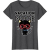 image:imageChococat Vacation Mode Sunglasses TShirtDark Heather Grey