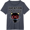 image:imageChococat Vacation Mode Sunglasses TShirtHeather Blue