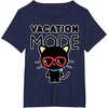 image:imageChococat Vacation Mode Sunglasses TShirtNavy Blue