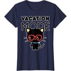 image:imageChococat Vacation Mode Sunglasses TShirtNavy Blue