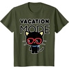 image:imageChococat Vacation Mode Sunglasses TShirtOlive Green