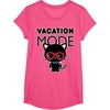 image:imageChococat Vacation Mode Sunglasses TShirtPink Heather