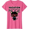 image:imageChococat Vacation Mode Sunglasses TShirtPink Heather