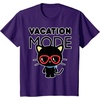 image:imageChococat Vacation Mode Sunglasses TShirtPurple