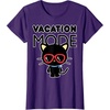 image:imageChococat Vacation Mode Sunglasses TShirtPurple