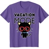 image:imageChococat Vacation Mode Sunglasses TShirtPurple Heather