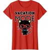 image:imageChococat Vacation Mode Sunglasses TShirtRed