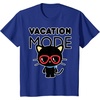 image:imageChococat Vacation Mode Sunglasses TShirtRoyal Blue