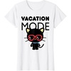 image:imageChococat Vacation Mode Sunglasses TShirtWhite