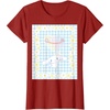 image:imageCinnamoroll Bubble Blue Ginham Daisy TShirt SmallCranberry Red