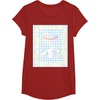 image:imageCinnamoroll Bubble Blue Ginham Daisy TShirt SmallCranberry Red