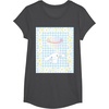 image:imageCinnamoroll Bubble Blue Ginham Daisy TShirt SmallDark Heather Grey