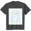 image:imageCinnamoroll Bubble Blue Ginham Daisy TShirt SmallDark Heather Grey