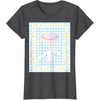 image:imageCinnamoroll Bubble Blue Ginham Daisy TShirt SmallDark Heather Grey
