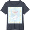 image:imageCinnamoroll Bubble Blue Ginham Daisy TShirt SmallHeather Blue