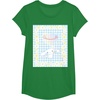image:imageCinnamoroll Bubble Blue Ginham Daisy TShirt SmallKelly Green