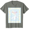 image:imageCinnamoroll Bubble Blue Ginham Daisy TShirt SmallOlive Heather