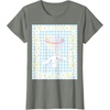 image:imageCinnamoroll Bubble Blue Ginham Daisy TShirt SmallOlive Heather