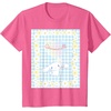 image:imageCinnamoroll Bubble Blue Ginham Daisy TShirt SmallPink Heather