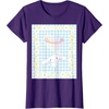 image:imageCinnamoroll Bubble Blue Ginham Daisy TShirt SmallPurple