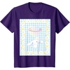image:imageCinnamoroll Bubble Blue Ginham Daisy TShirt SmallPurple