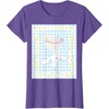 image:imageCinnamoroll Bubble Blue Ginham Daisy TShirt SmallPurple Heather