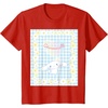 image:imageCinnamoroll Bubble Blue Ginham Daisy TShirt SmallRed