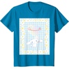 image:imageCinnamoroll Bubble Blue Ginham Daisy TShirt SmallSapphire Blue