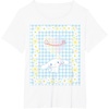 image:imageCinnamoroll Bubble Blue Ginham Daisy TShirt SmallWhite