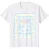 image:imageCinnamoroll Bubble Blue Ginham Daisy TShirt SmallWhite
