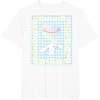 image:imageCinnamoroll Bubble Blue Ginham Daisy TShirt SmallWhite