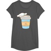 image:imageCinnamoroll Cup of Coffee To Go TShirtAsphalt Grey