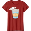 image:imageCinnamoroll Cup of Coffee To Go TShirtCranberry Red