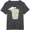 image:imageCinnamoroll Cup of Coffee To Go TShirtDark Heather Grey
