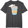 image:imageCinnamoroll Cup of Coffee To Go TShirtDark Heather Grey