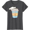 image:imageCinnamoroll Cup of Coffee To Go TShirtDark Heather Grey