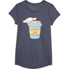 image:imageCinnamoroll Cup of Coffee To Go TShirtHeather Blue