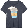 image:imageCinnamoroll Cup of Coffee To Go TShirtHeather Blue