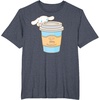 image:imageCinnamoroll Cup of Coffee To Go TShirtHeather Blue