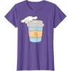 image:imageCinnamoroll Cup of Coffee To Go TShirtPurple Heather
