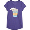 image:imageCinnamoroll Cup of Coffee To Go TShirtPurple Heather