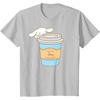 image:imageCinnamoroll Cup of Coffee To Go TShirtSilver Grey