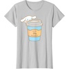 image:imageCinnamoroll Cup of Coffee To Go TShirtSilver Grey